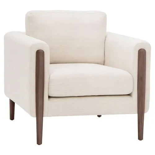 Steen Accent Chair - Sand - Ivory, Comfortable, Durable