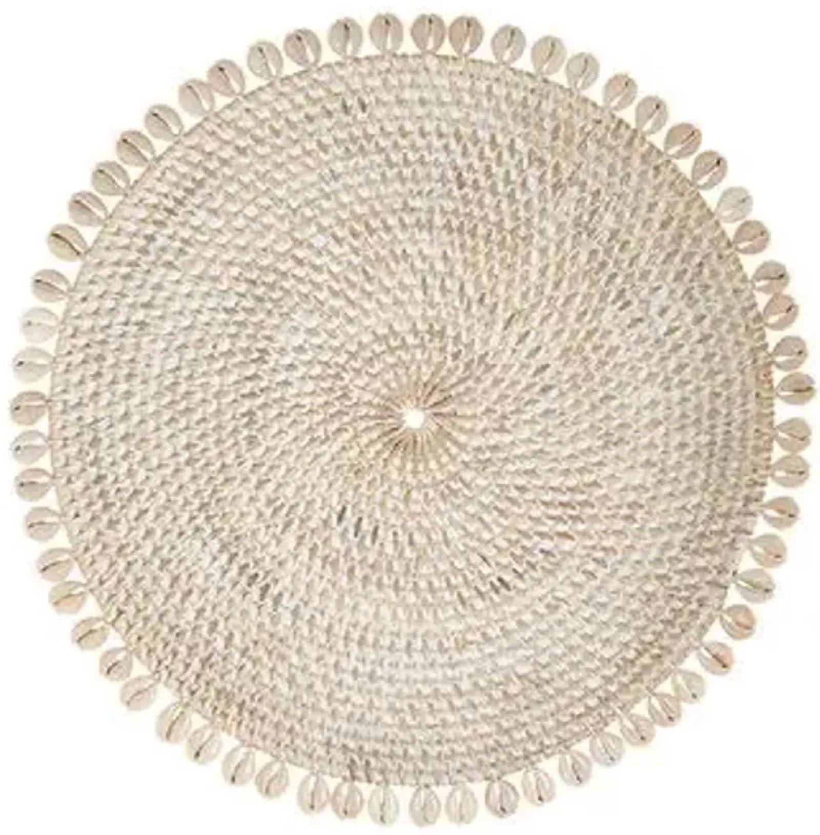 Set of 4 Shelby Place Mats - Bone/Ivory - Mode Living