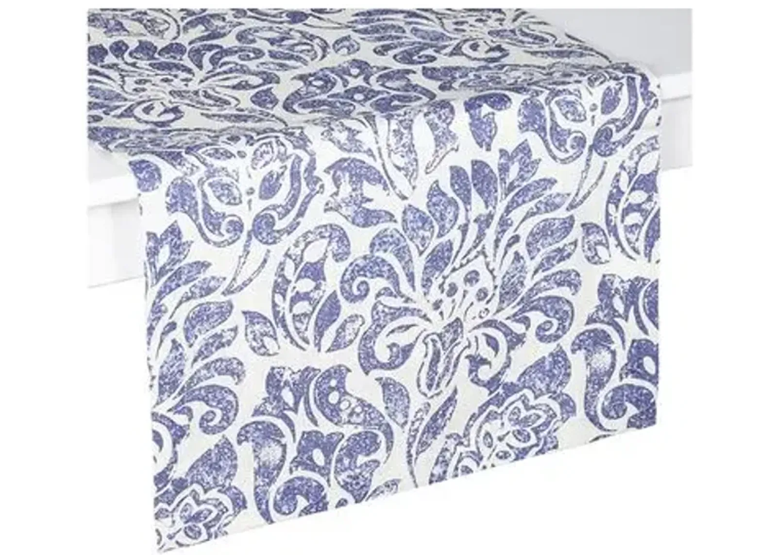 Santorini Table Runner - Blue/White - Mode Living