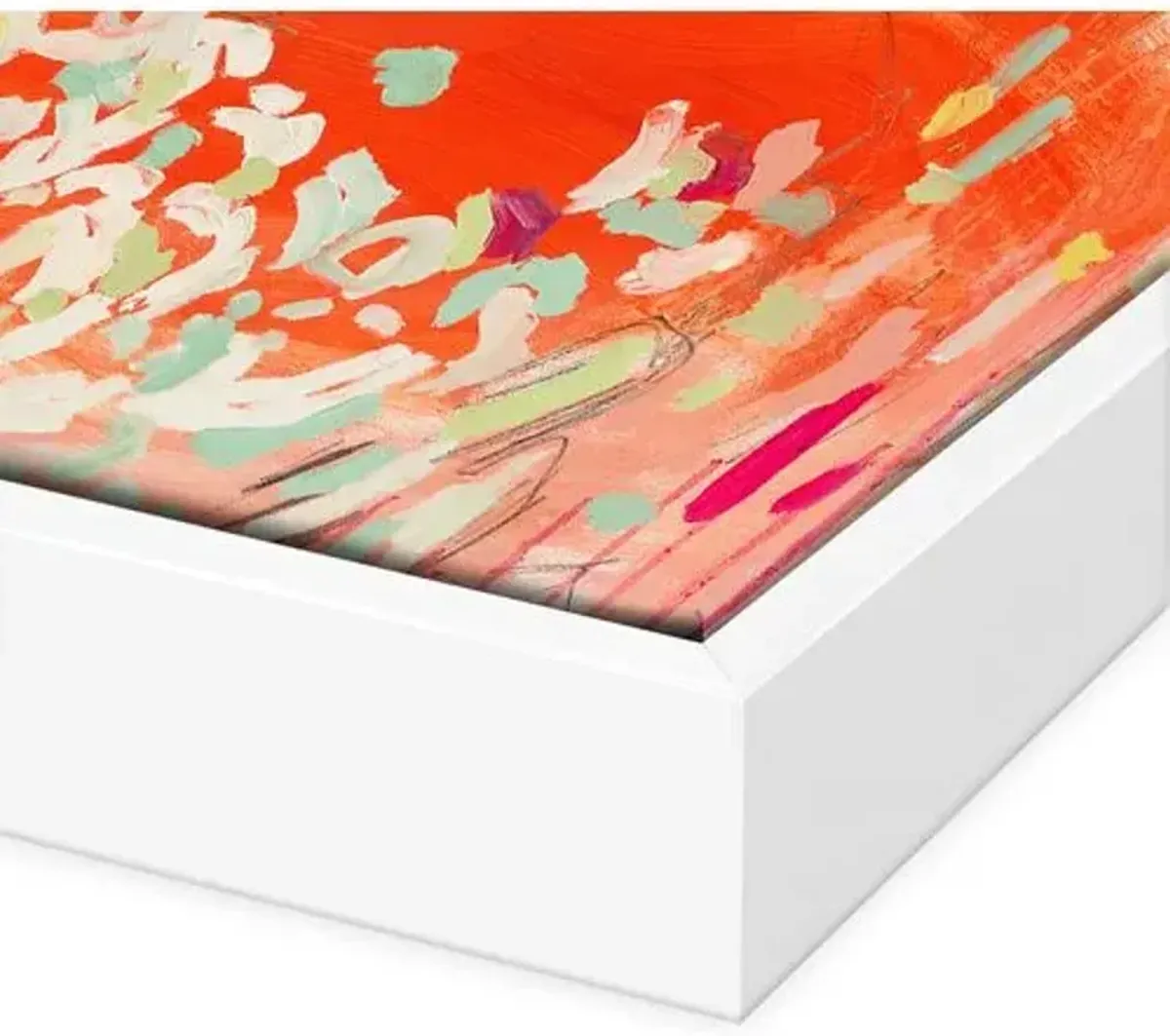 Painting - Michelle Armas - Laura Painting - Orange
