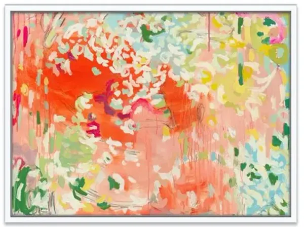 Painting - Michelle Armas - Laura Painting - Orange