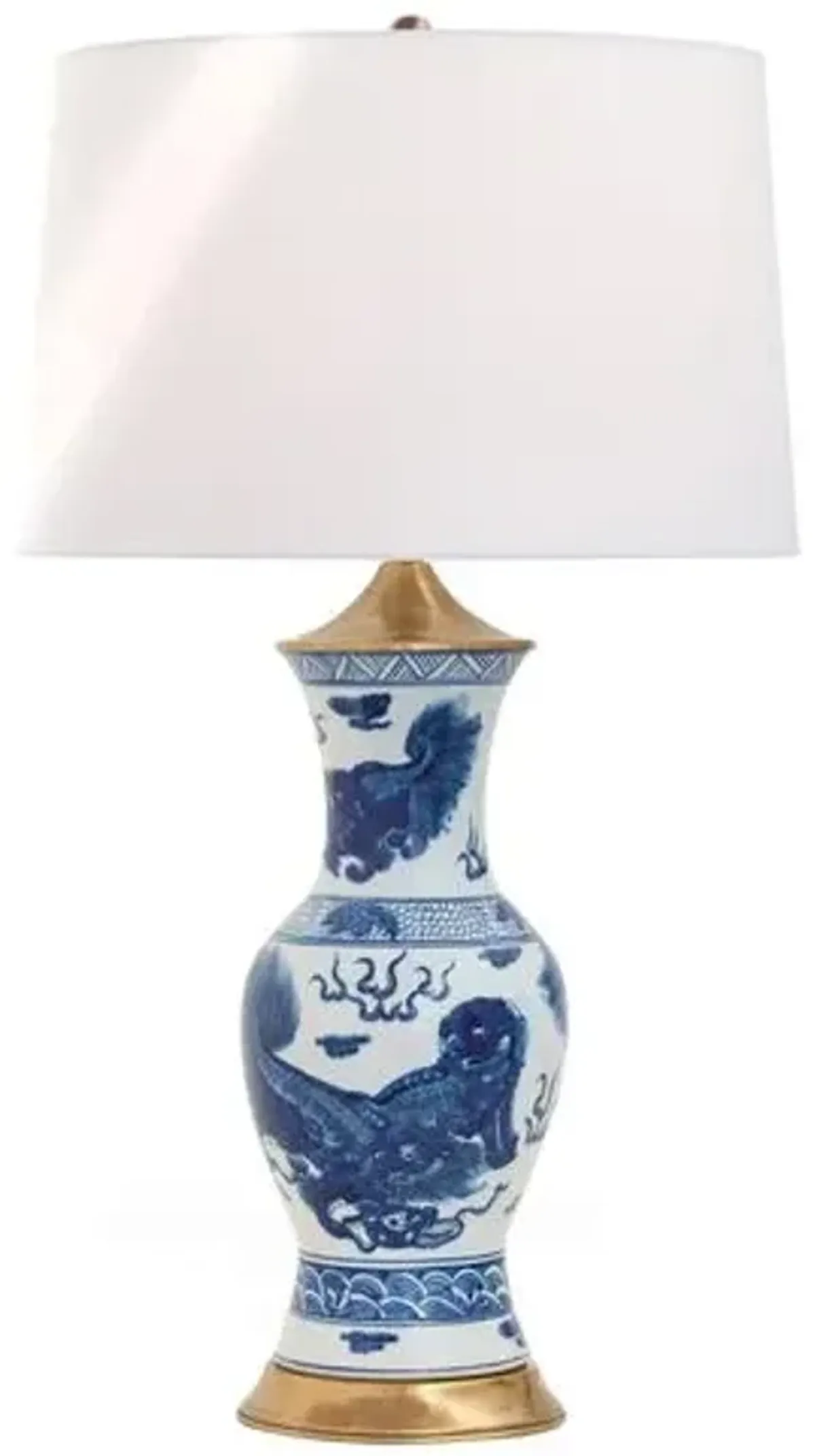 Chow Table Lamp - Blue/White - Port 68