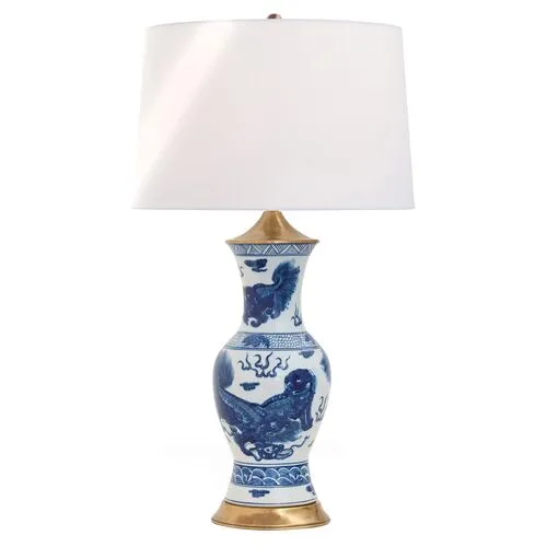 Chow Table Lamp - Blue/White - Port 68