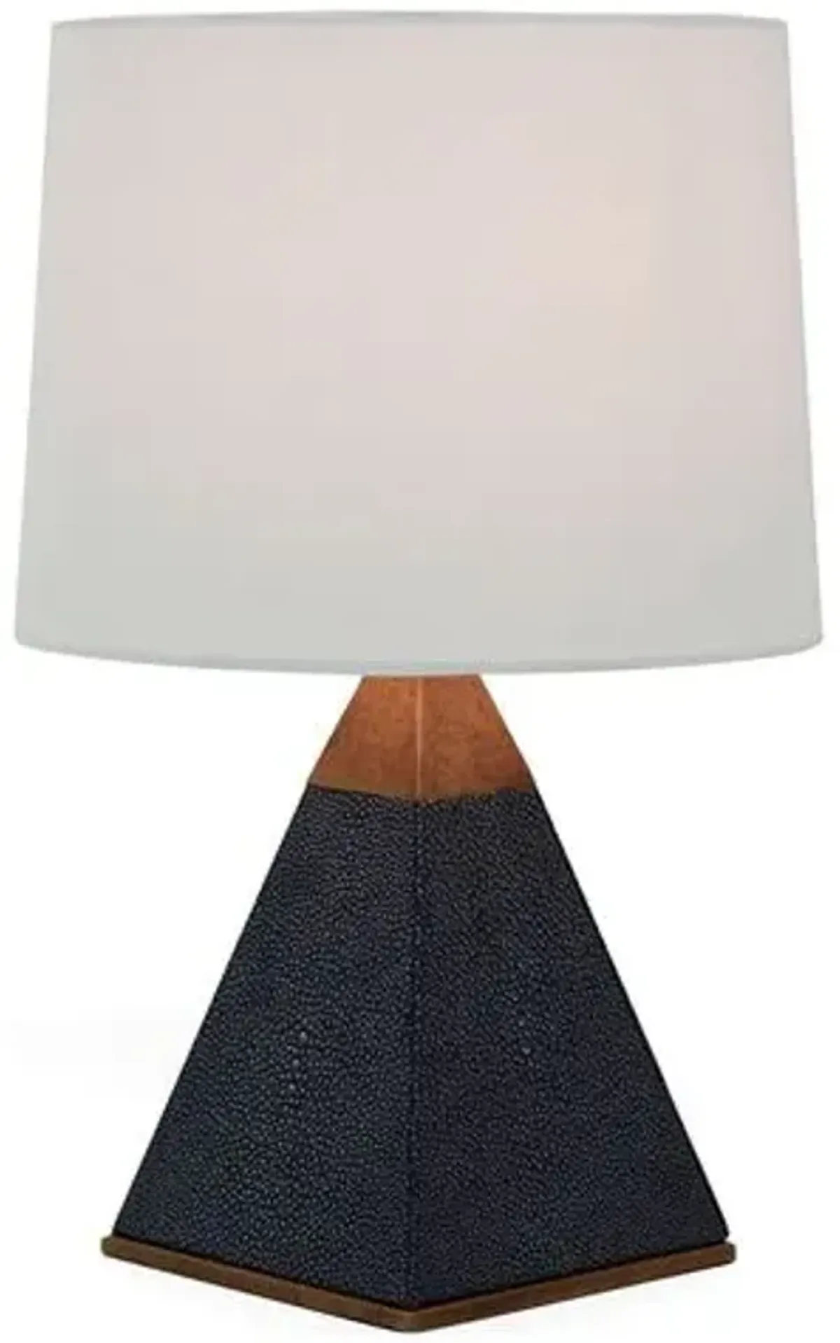 Cairo Table Lamp - Faux-Shagreen Black - Port 68