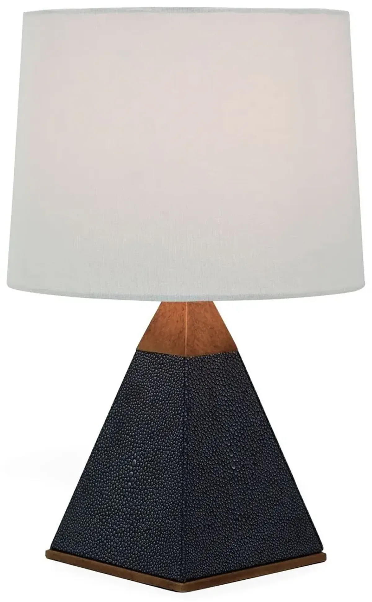 Cairo Table Lamp - Faux-Shagreen Black - Port 68