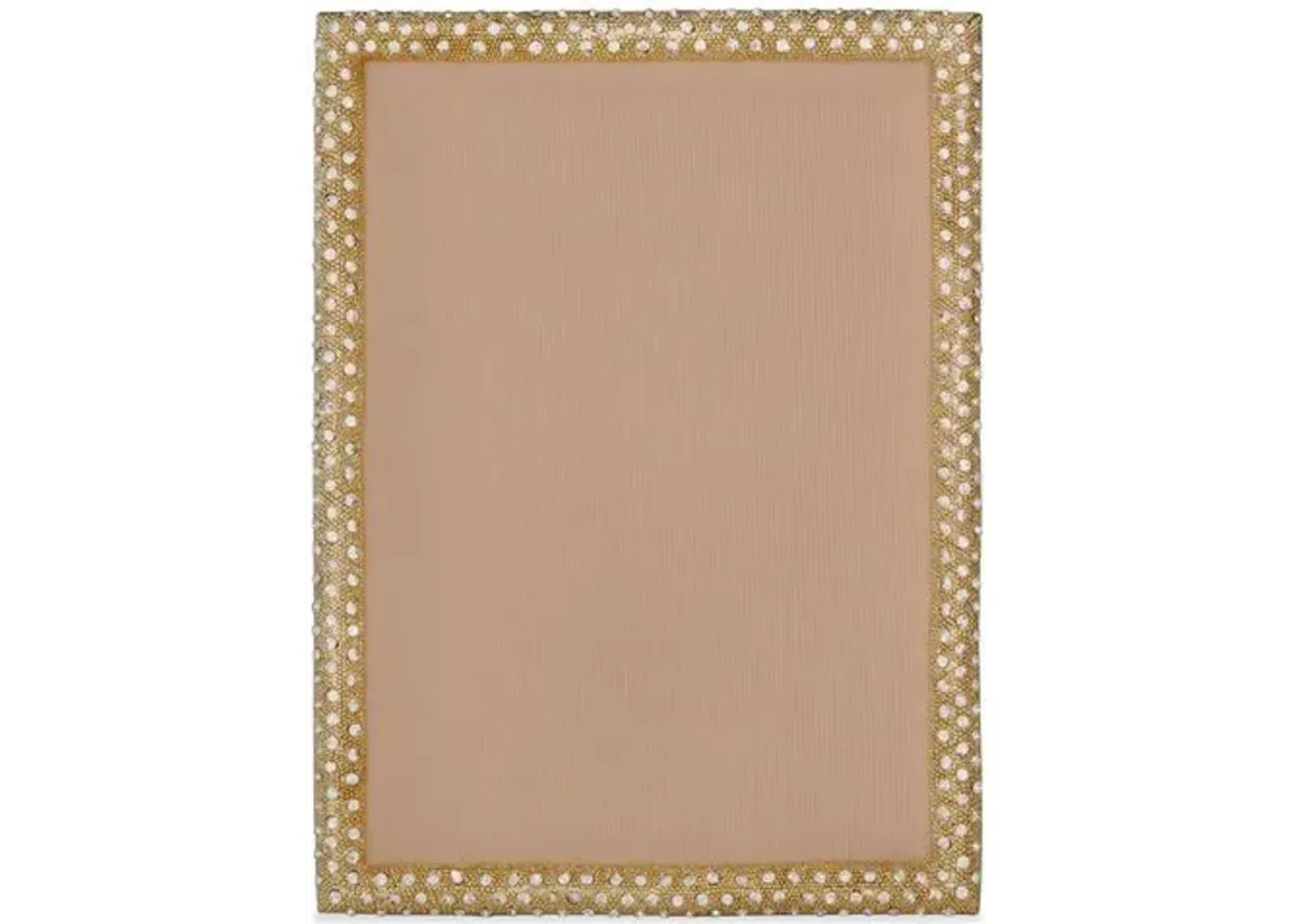 Palmyra Jeweled Picture Frame - Gold