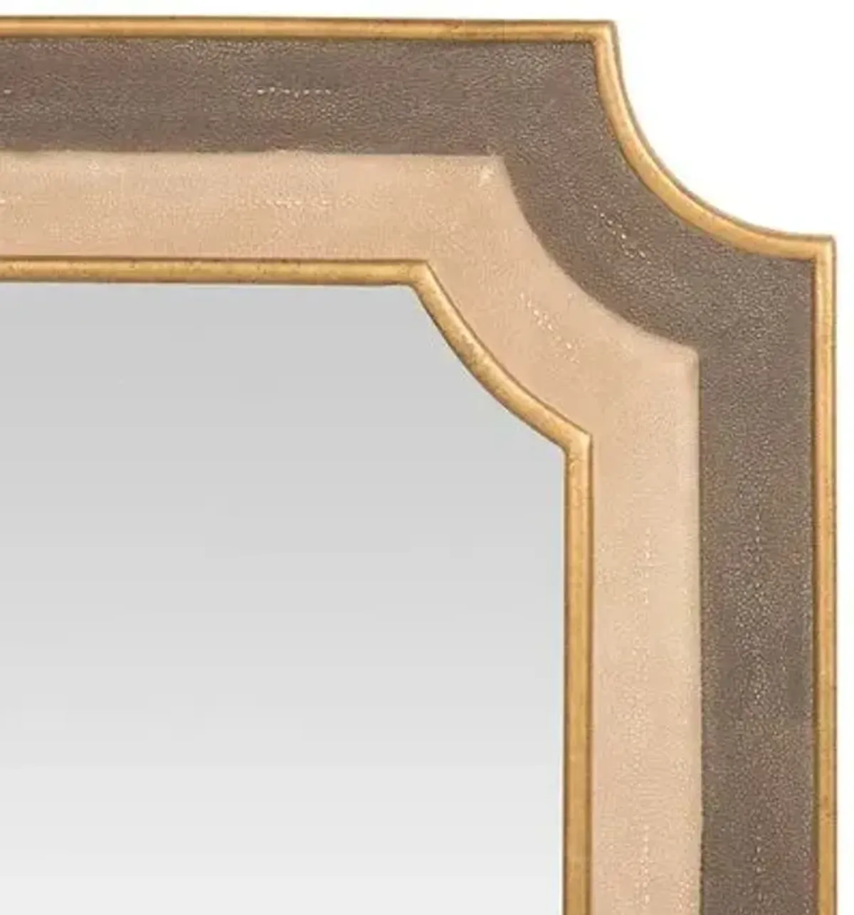 Yardley Oversized Wall Mirror - Antiqued Gold - Gabby