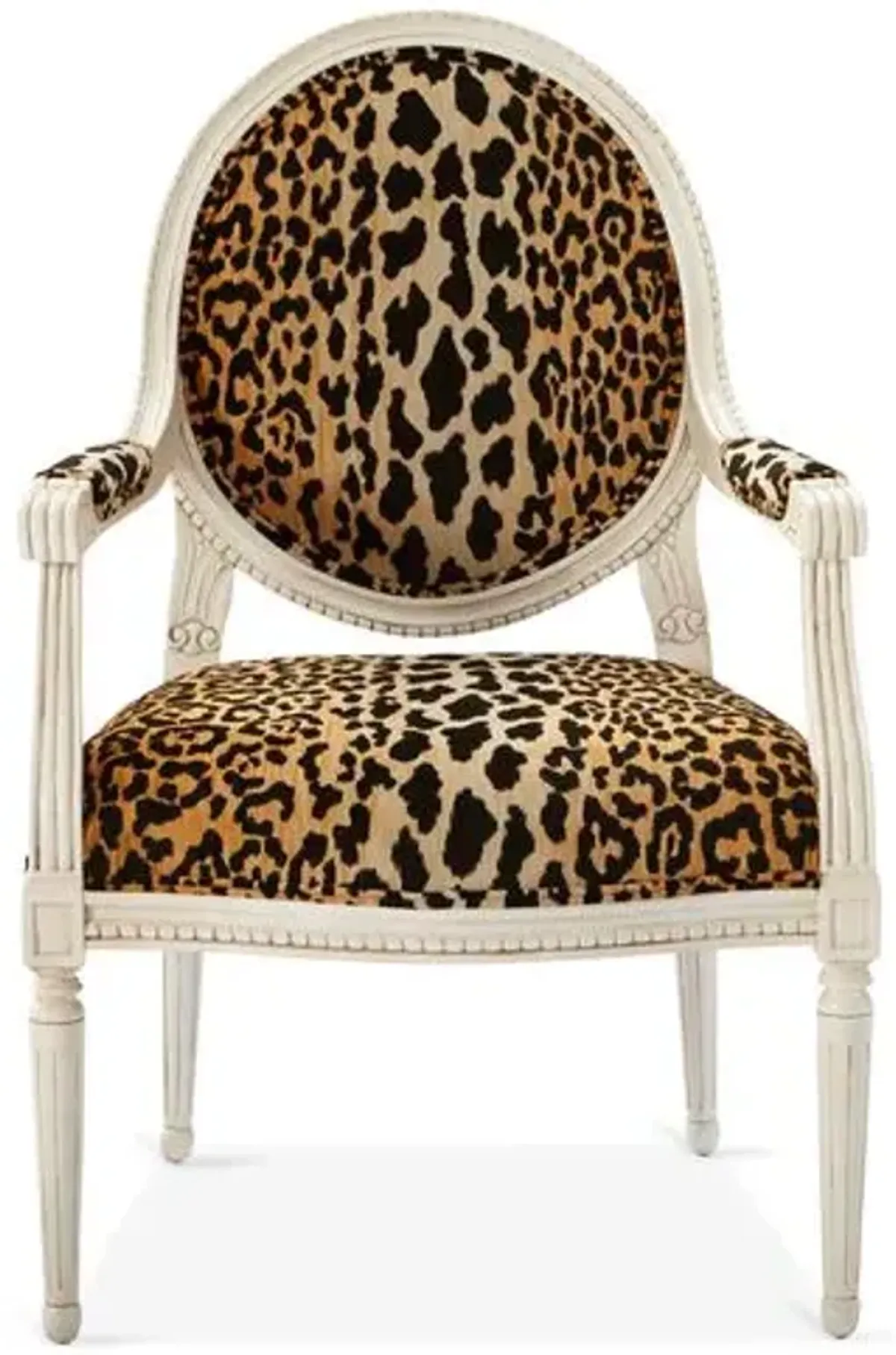 Darcy Armchair - Leopard - Handcrafted - Black