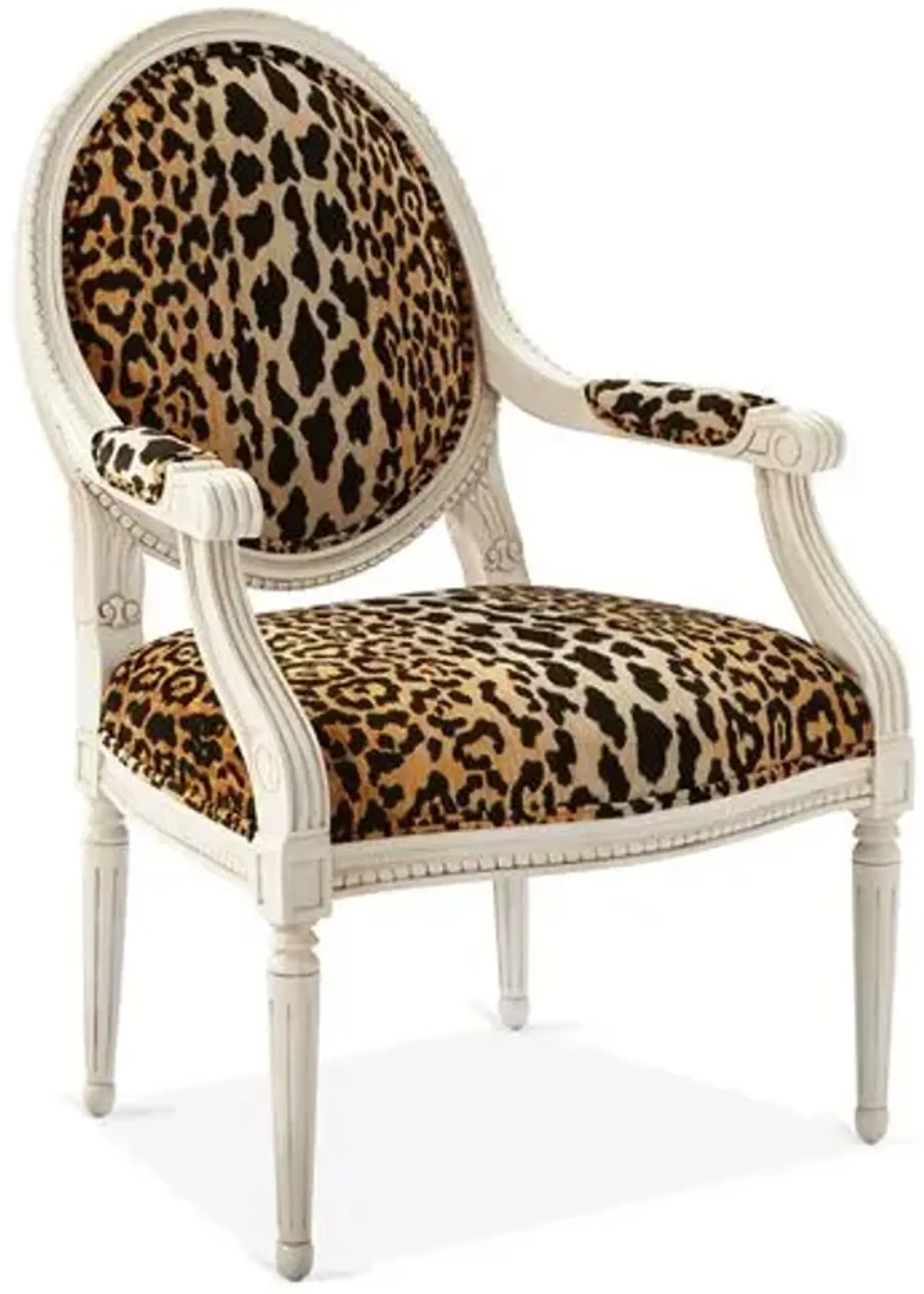 Darcy Armchair - Leopard - Handcrafted - Black