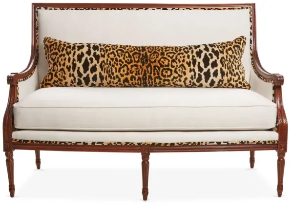James Settee, Leopard/Ivory Crypton