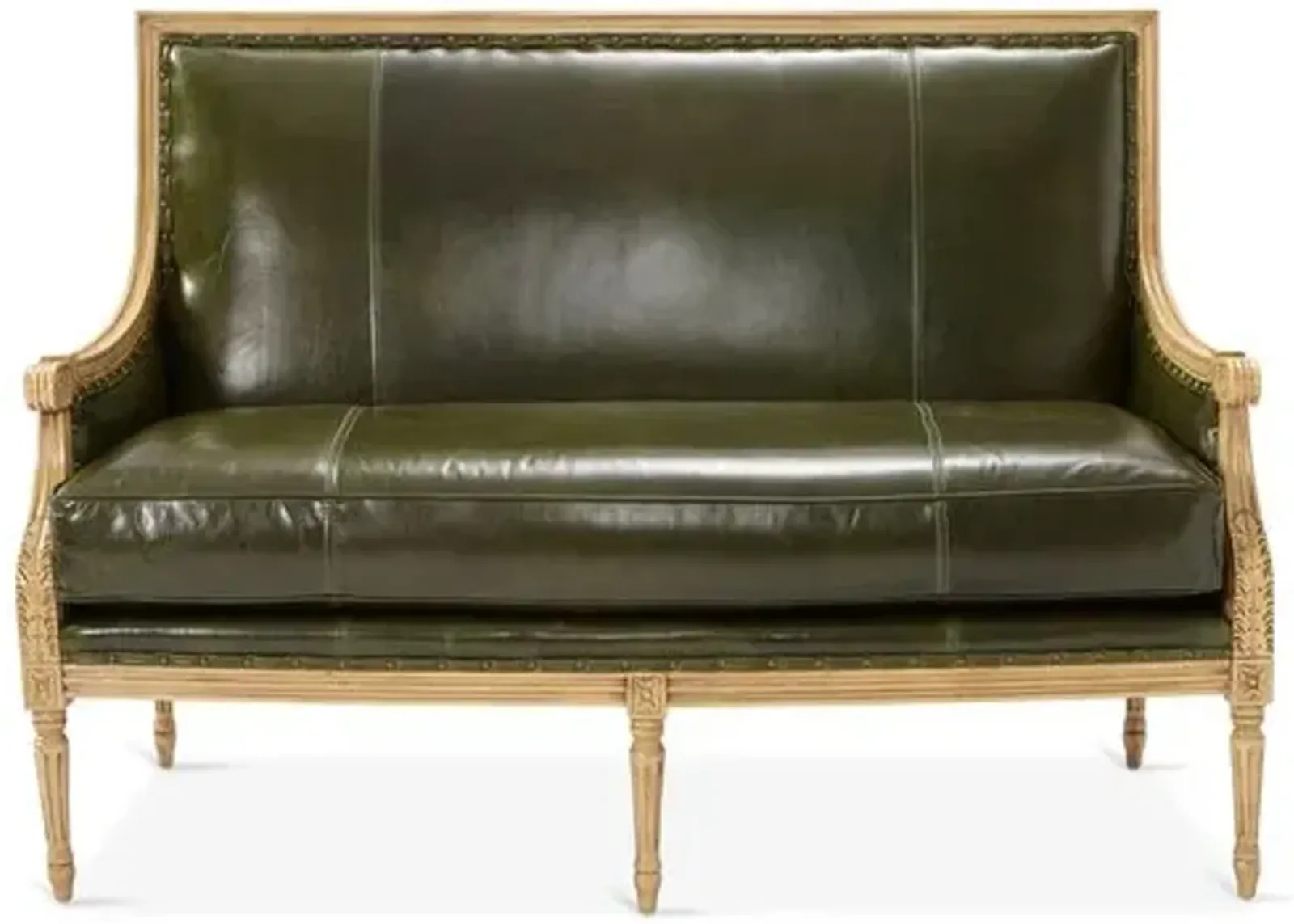 James Settee - Evergreen Leather