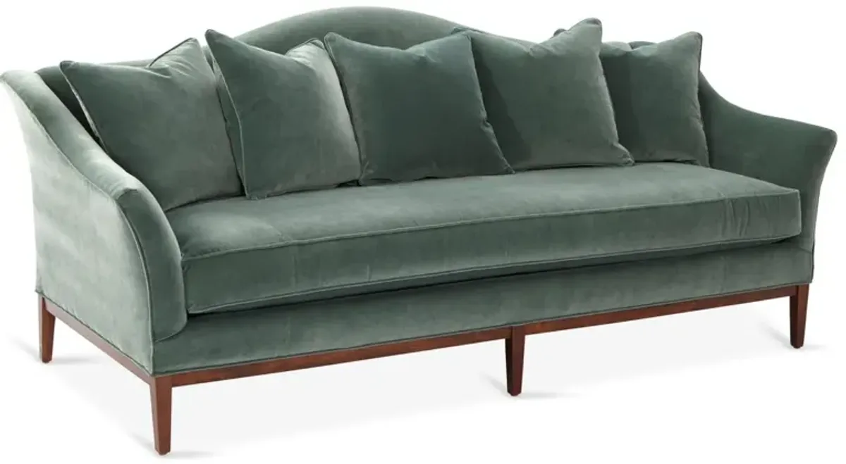 Eloise Camelback Sofa, Velvet