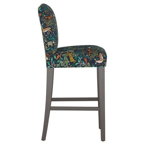 Shannon Barstool - Garden - Handcrafted - Blue