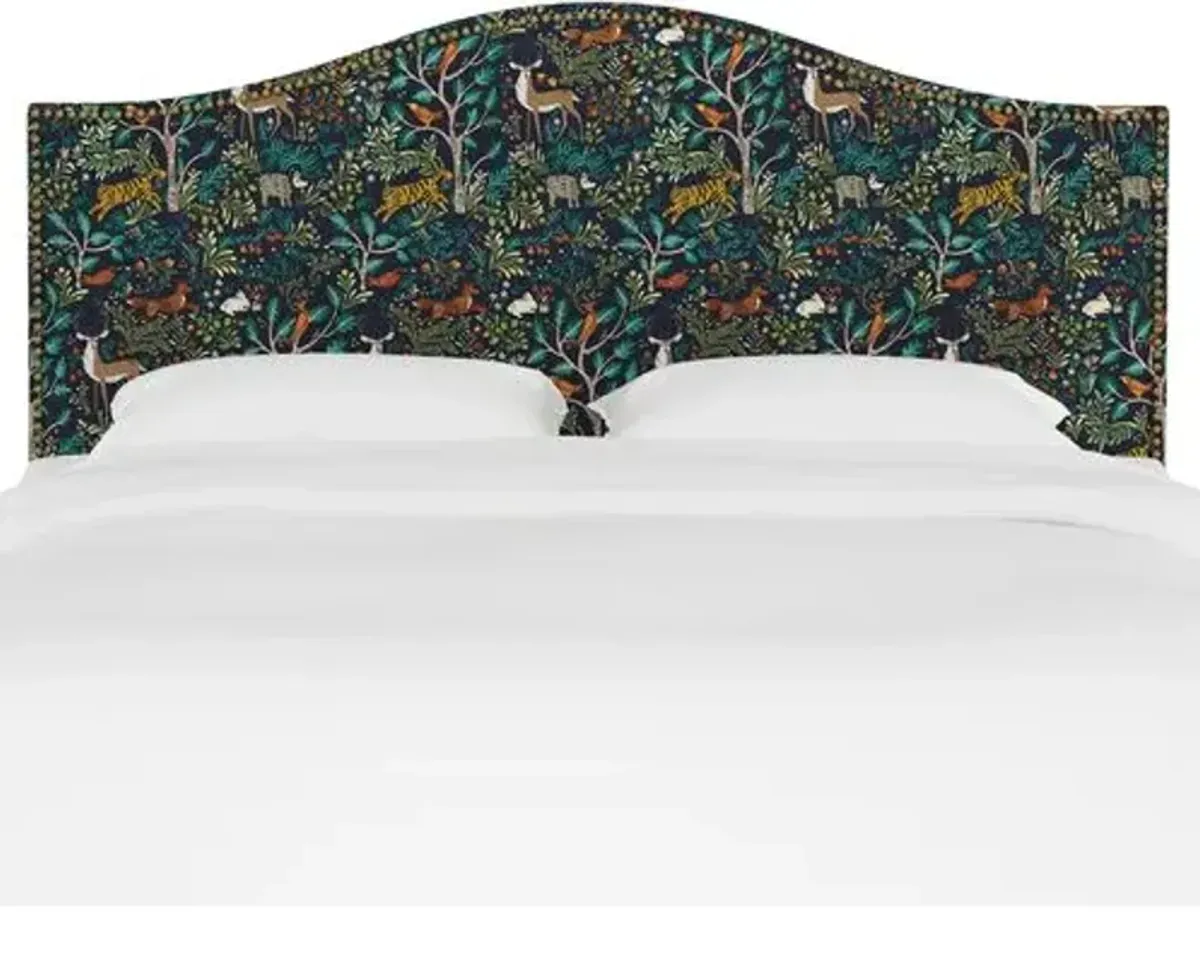 Tallman Headboard - Garden - Handcrafted - Blue