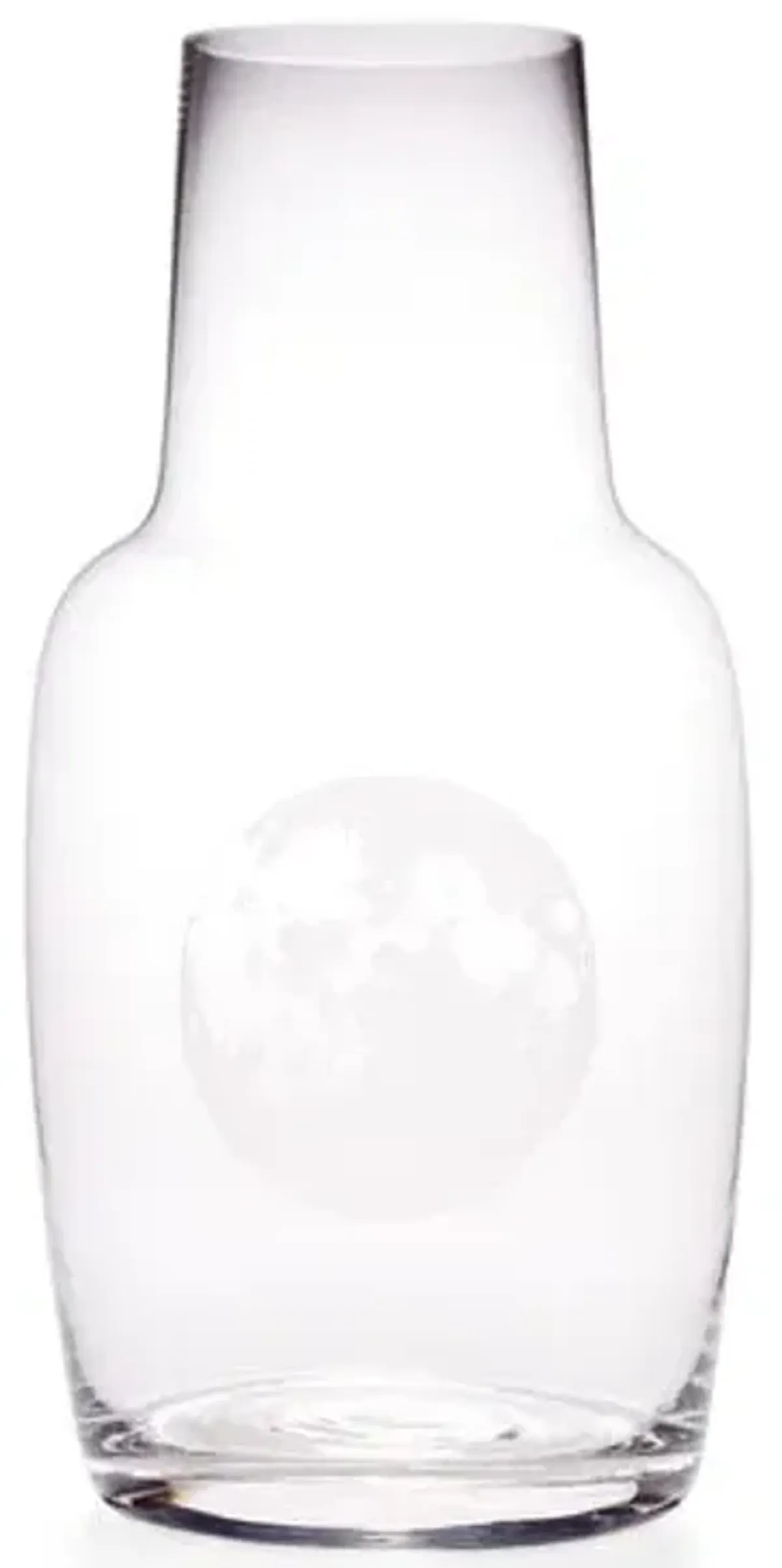 Asst. of 2 Full Moon Carafe & Glass - Clear