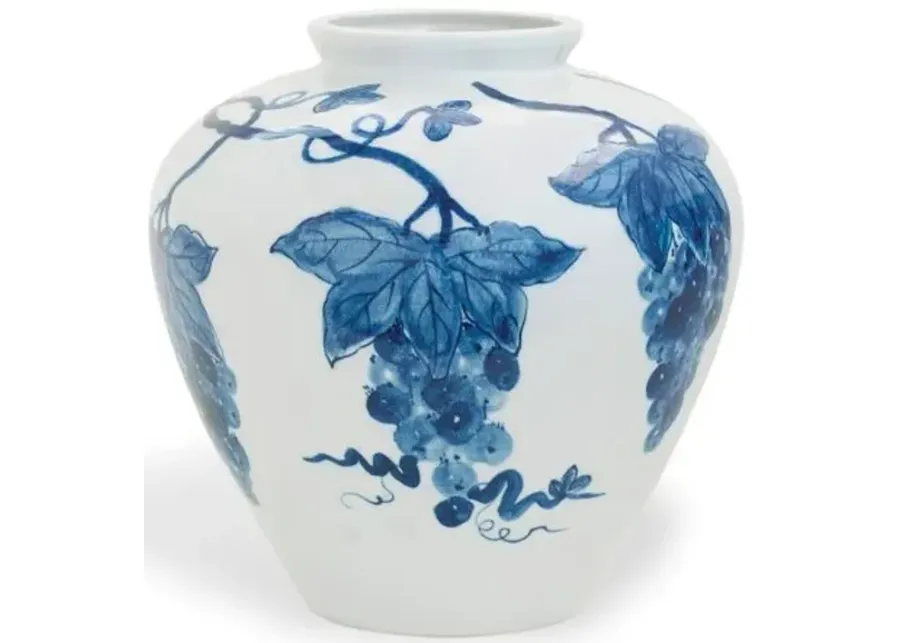 15" Napa Vase - Blue/White - Port 68