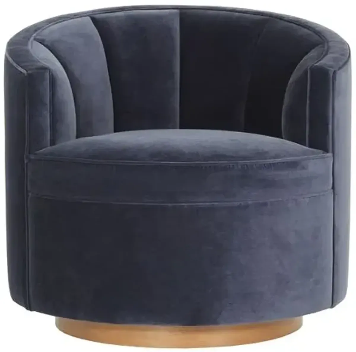 Jackie Swivel Chair - Velvet - Kim Salmela - Handcrafted