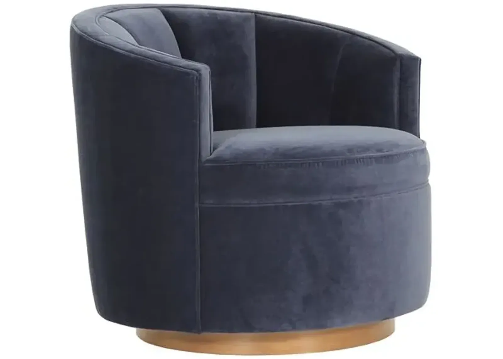 Jackie Swivel Chair - Velvet - Kim Salmela - Handcrafted