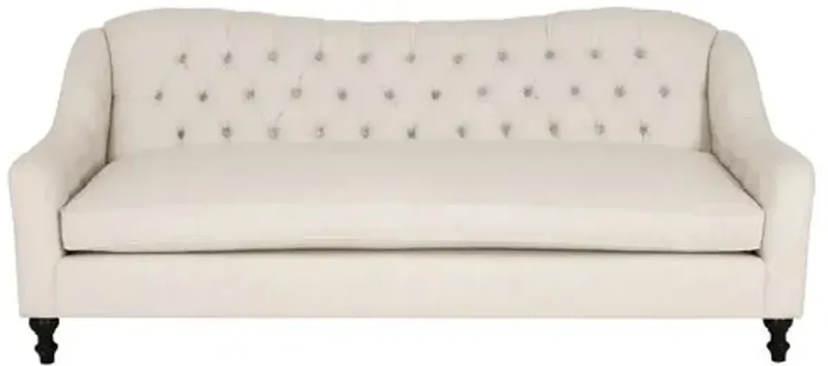 Waverly Tufted Performance Sofa - Crypton - Kim Salmela - Handcrafted