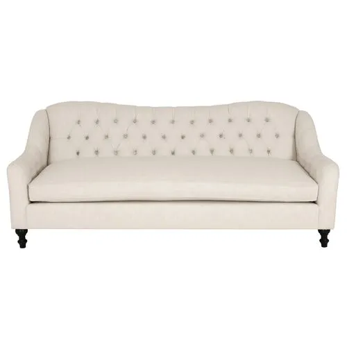 Waverly Tufted Performance Sofa - Crypton - Kim Salmela - Handcrafted