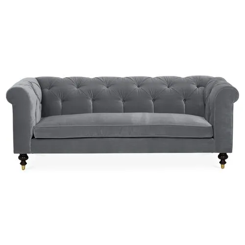 Dexter Tufted Sofa - Velvet - Kim Salmela - Handcrafted