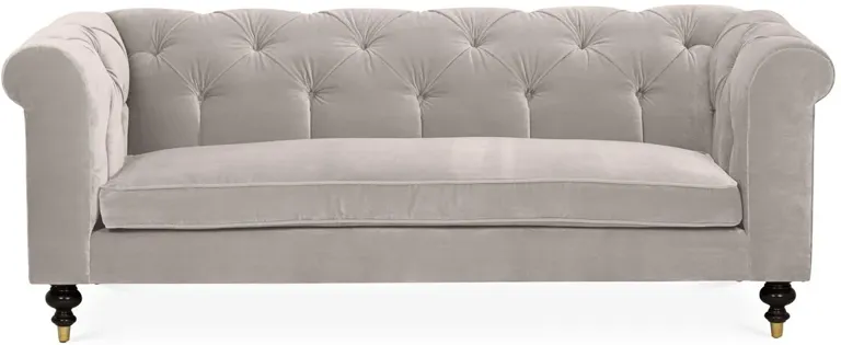 Dexter 92" Tufted Chesterfield Sofa, Velvet