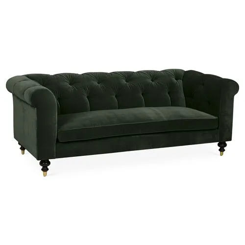 Dexter Tufted Sofa - Velvet - Kim Salmela - Handcrafted