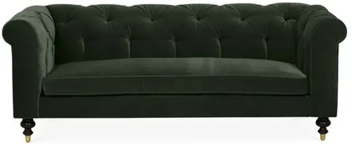 Dexter Tufted Sofa - Velvet - Kim Salmela - Handcrafted