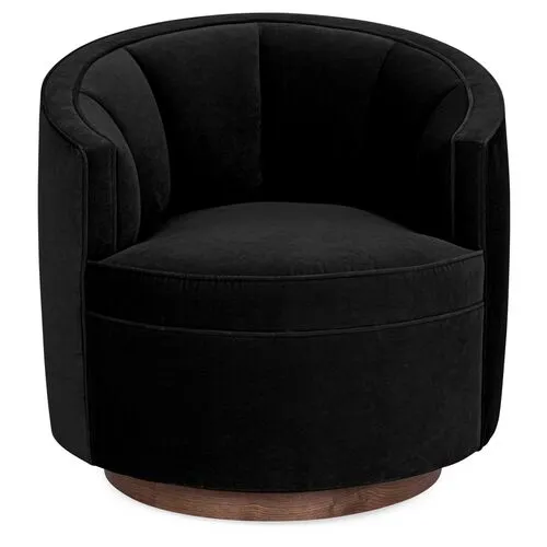 Jackie Swivel Chair - Velvet - Kim Salmela - Handcrafted