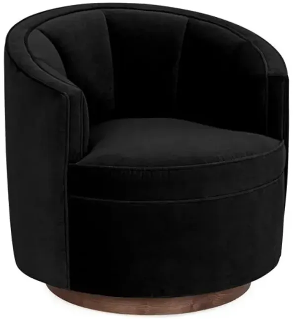 Jackie Swivel Chair - Velvet - Kim Salmela - Handcrafted