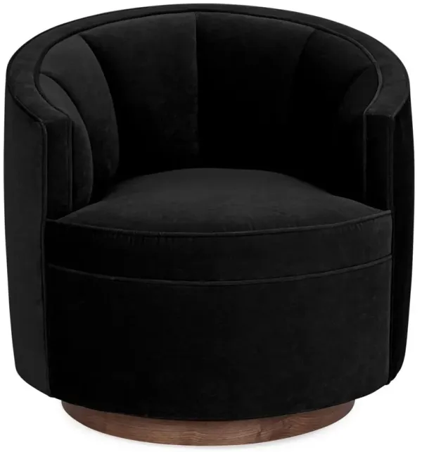 Jackie Swivel Chair, Velvet