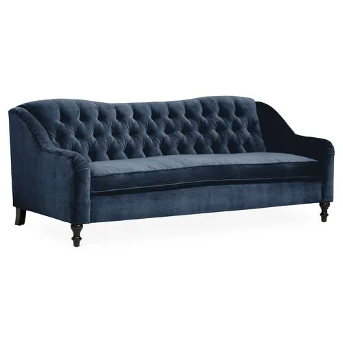 Waverly Tufted Sofa - Velvet - Kim Salmela - Handcrafted