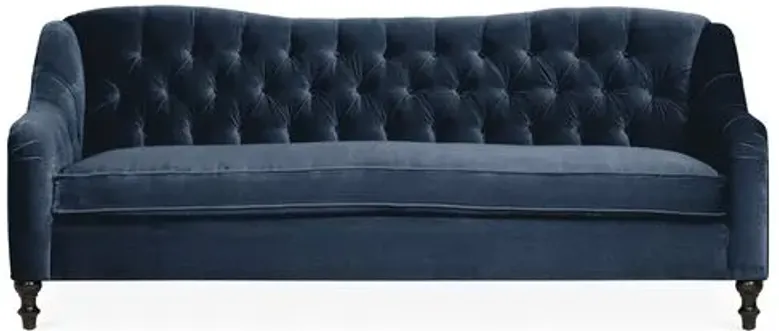 Waverly Tufted Sofa - Velvet - Kim Salmela - Handcrafted