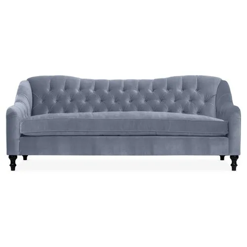 Waverly Tufted Sofa - Velvet - Kim Salmela - Handcrafted