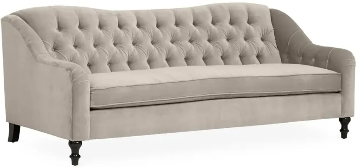 Waverly Tufted Sofa, Velvet