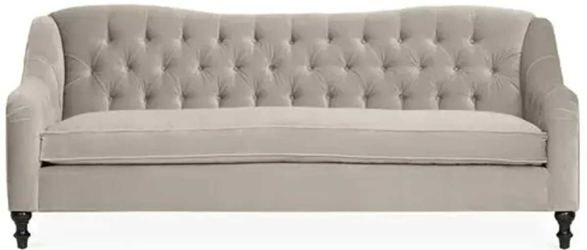 Waverly Tufted Sofa - Velvet - Kim Salmela - Handcrafted