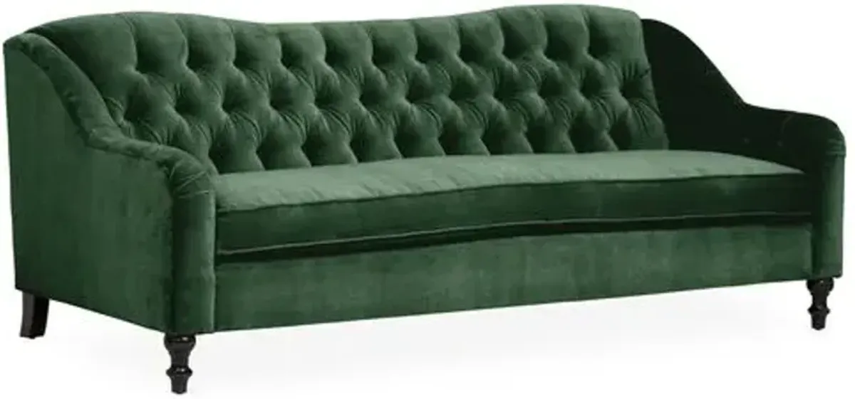 Waverly Tufted Sofa - Velvet - Kim Salmela - Handcrafted