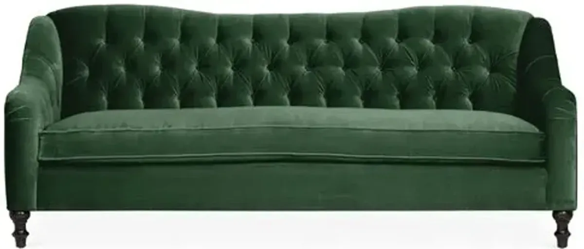 Waverly Tufted Sofa - Velvet - Kim Salmela - Handcrafted