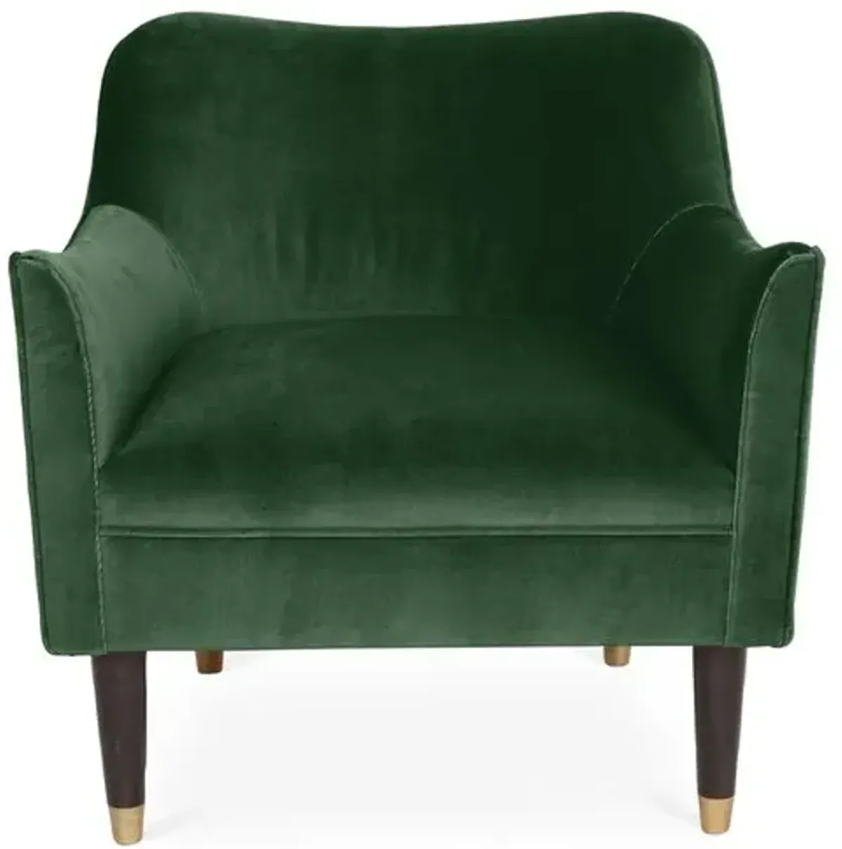 Alexander Accent Chair - Velvet - Kim Salmela - Handcrafted - Green, Comfortable, Durable, Velvet Upholstery