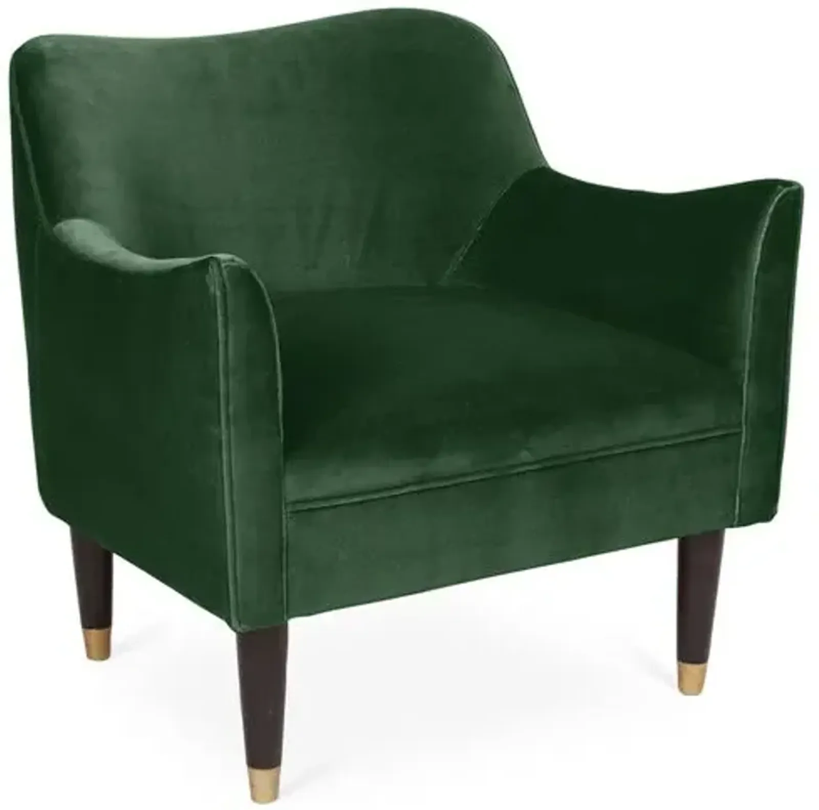 Alexander Accent Chair - Velvet - Kim Salmela - Handcrafted - Green, Comfortable, Durable, Velvet Upholstery