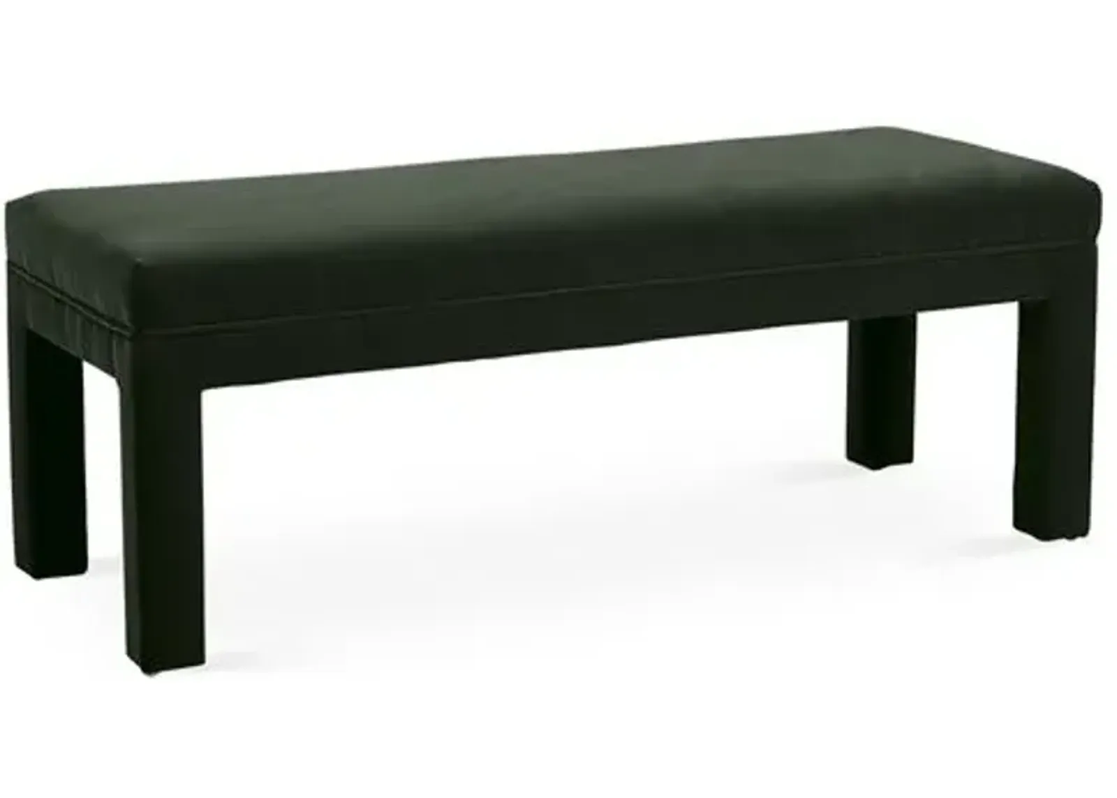 Brittany Bench - Velvet - Kim Salmela - Handcrafted - Black