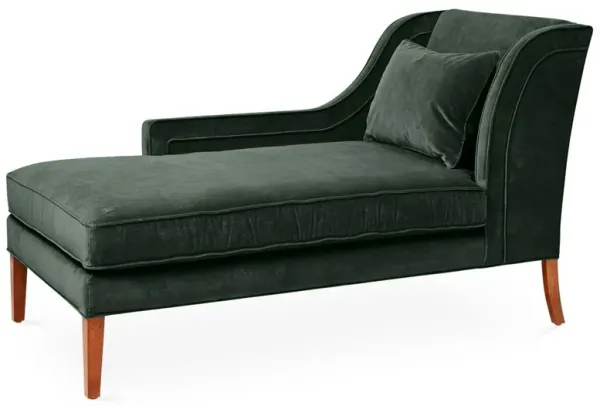 Roslin Left-Facing Chaise, Forest Velvet