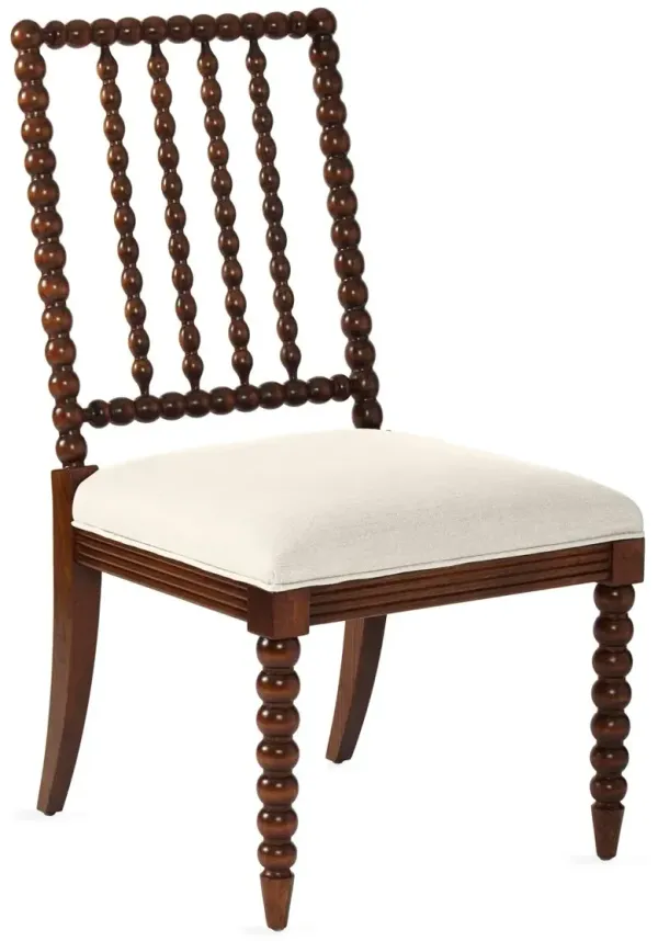 Barton Spindle Side Chair, Dune Linen