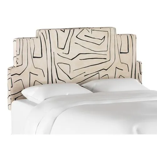 Paxton Headboard - Sand/Black - Beige