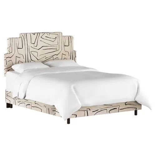 Paxton Bed - Sand/Black - Beige