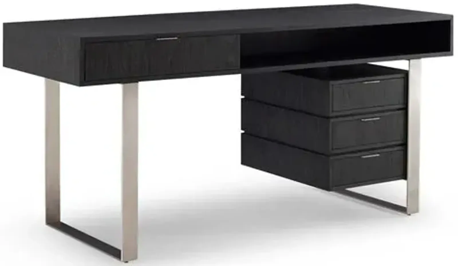 Palmer Desk - Mink - Brownstone Furniture - Black