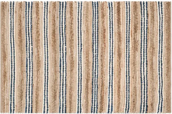 Cermak Rug, Natural/Blue