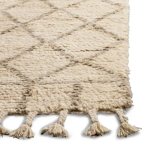 Hoyne Rug - Ivory/Light Gray - Beige - Beige