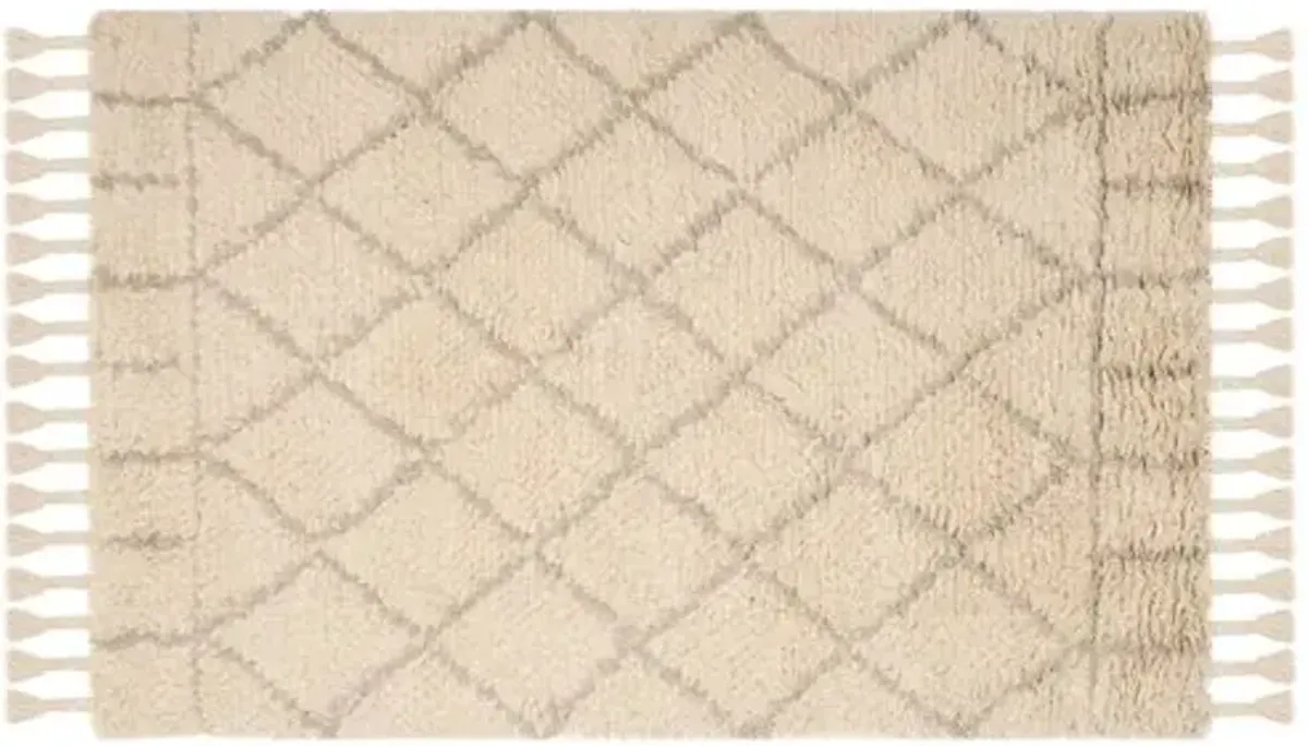 Hoyne Rug - Ivory/Light Gray - Beige - Beige