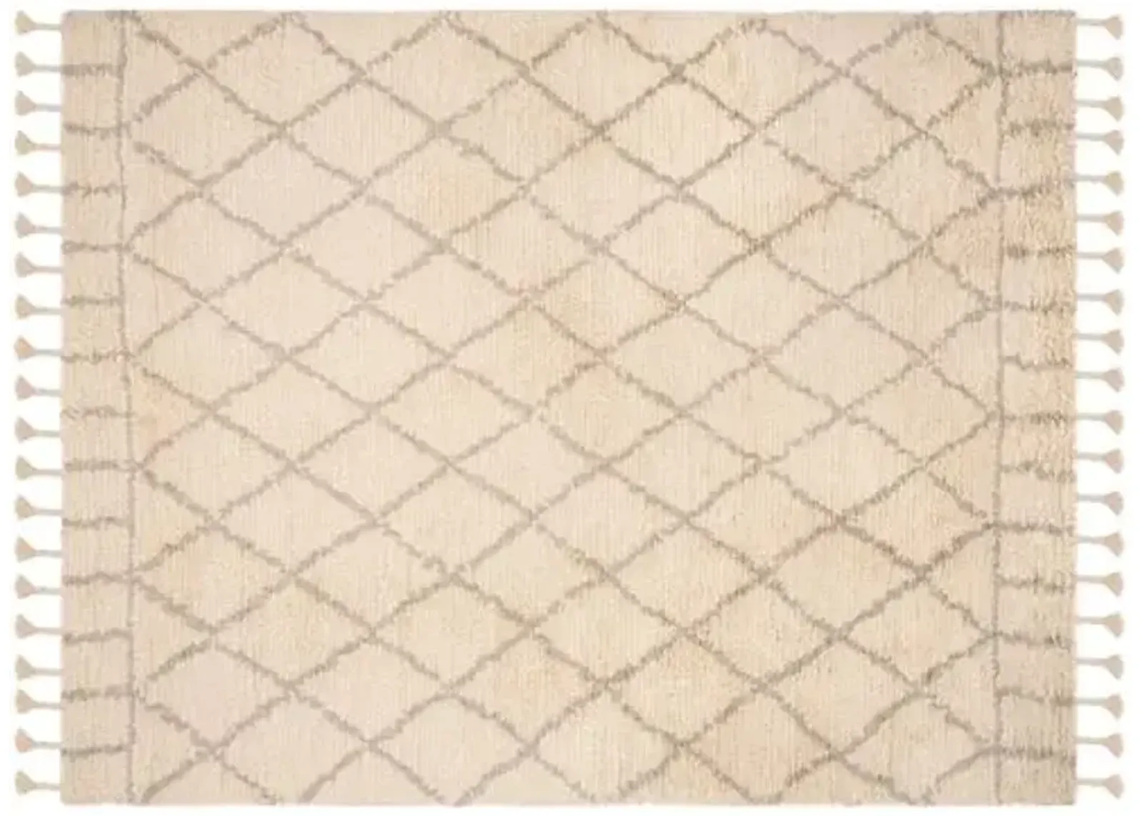 Hoyne Rug - Ivory/Light Gray - Beige - Beige